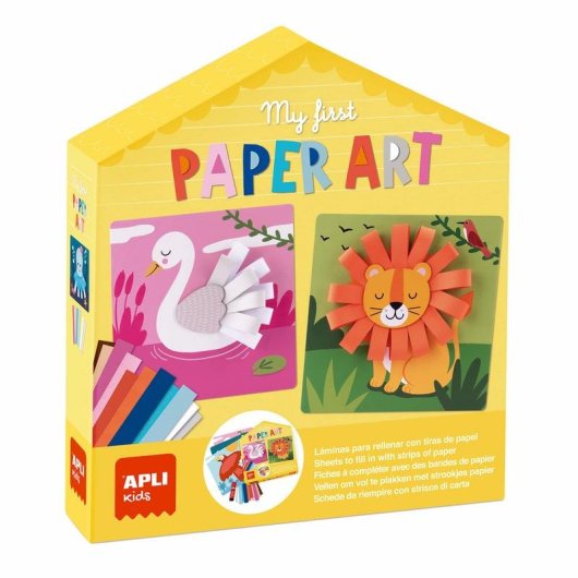 Kit de manualidades APLI Kids My First Paper Art para niños a partir de 3 años