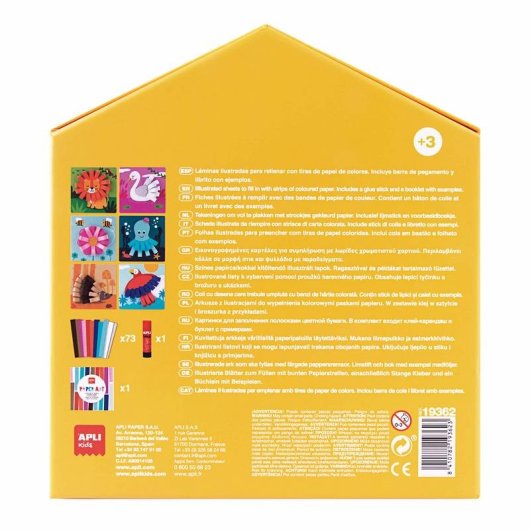 Kit de manualidades APLI Kids My First Paper Art para niños a partir de 3 años