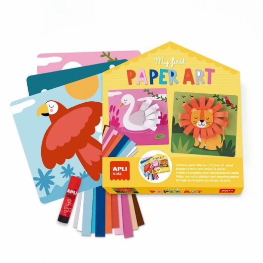Kit de manualidades APLI Kids My First Paper Art para niños a partir de 3 años
