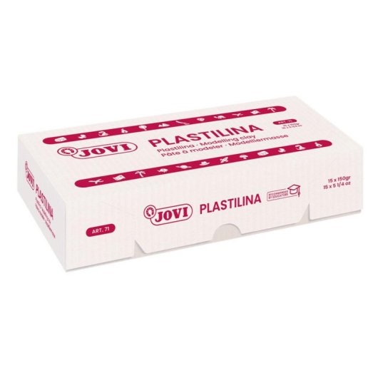 Pasta de modelar JOVI Rosa 2,25 kg 15 piezas