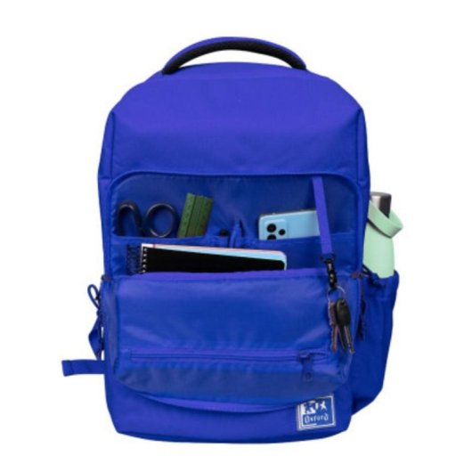 Mochila Oxford B-OUT 30L Azul Polietileno Reciclado Compartimento Isotérmico