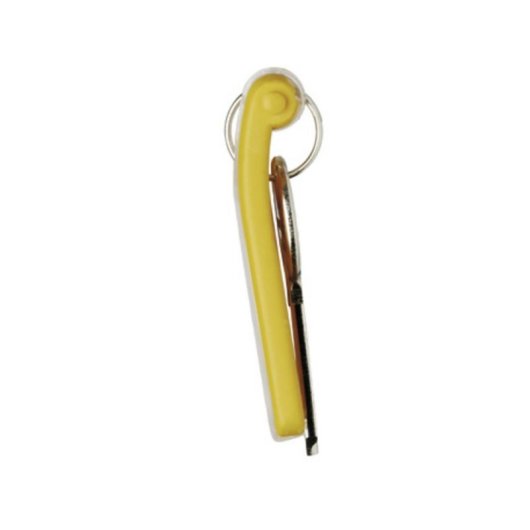 Portachiavi Durable Key Clip Giallo 25 mm x 68 mm 6 pezzi