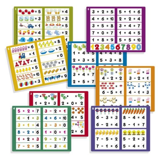 Juego Educativo Diset Yo Aprendo - Sumar Y Restar 5 años Cartón Plástico Multicolor