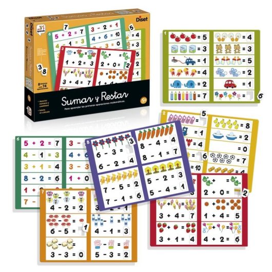 Juego Educativo Diset Yo Aprendo - Sumar Y Restar 5 años Cartón Plástico Multicolor