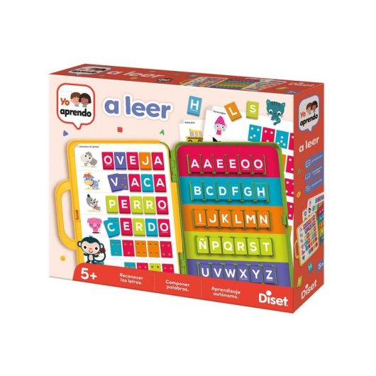 Juego Educativo Diset Yo Aprendo a Leer 5 años Cartón Plástico Multicolor