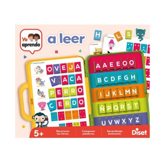 Juego Educativo Diset Yo Aprendo a Leer 5 años Cartón Plástico Multicolor