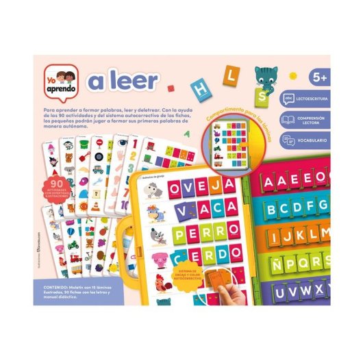 Juego Educativo Diset Yo Aprendo a Leer 5 años Cartón Plástico Multicolor