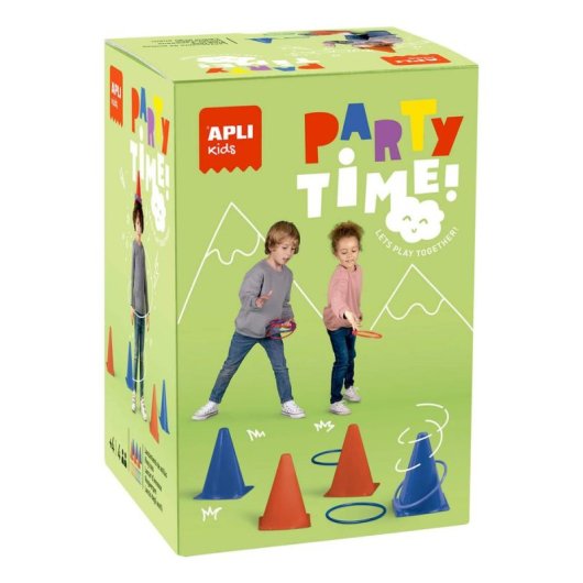 Gioco di Lancio Anelli APLI Kids Ring toss Blu Rosso