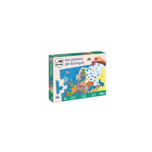 Puzzle Diset Yo Aprendo - Países de Europa Juego Educativo Cartón 7 años