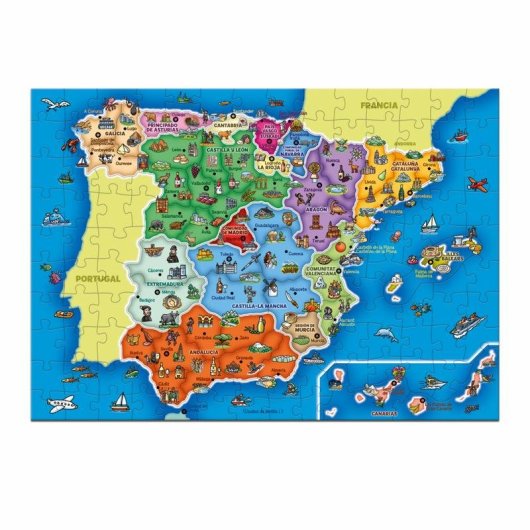 Puzle Diset Yo Aprendo - Provincias de España 5 años Cartón