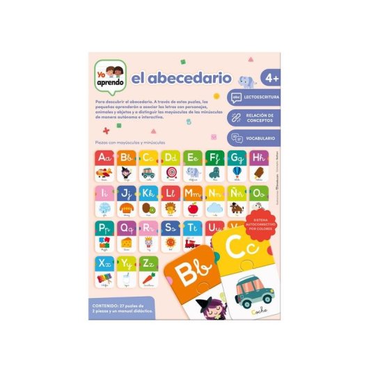 Juego Educativo Diset Yo Aprendo - El Abecedario Cartón 4 Años