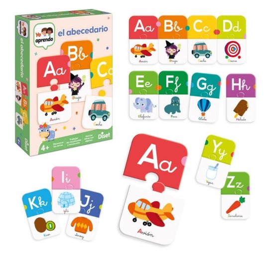 Juego Educativo Diset Yo Aprendo - El Abecedario Cartón 4 Años