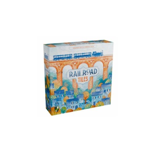 Juego de mesa Railroad Tiles Asmodee Horrible Guild 1-4 jugadores