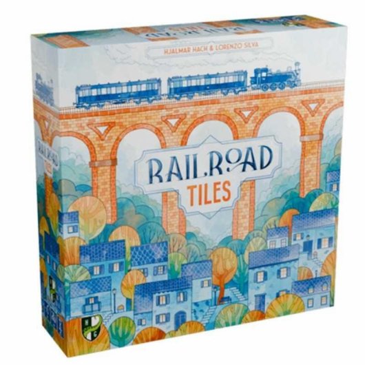 Juego de mesa Railroad Tiles Asmodee Horrible Guild 1-4 jugadores