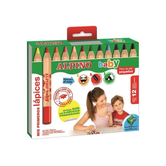 Lápices de colores Alpino AL000177 12 piezas multicolor