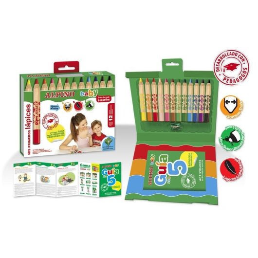 Lápices de colores Alpino AL000177 12 piezas multicolor