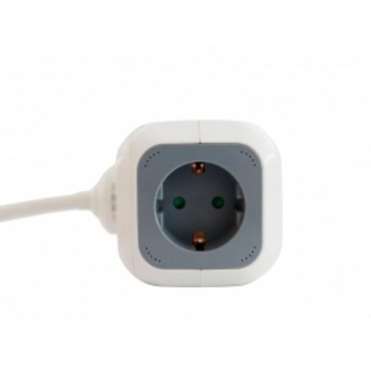 Steckdosenleiste 3GO REG4CUBEUSB 4 Steckplätze 2 USB-A Kinderschutz Kabel 1,4 m