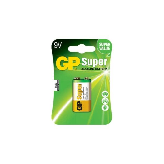 GP Batteries Super Alkaline 9V Batterie Petaca 1 Stück Multifarben