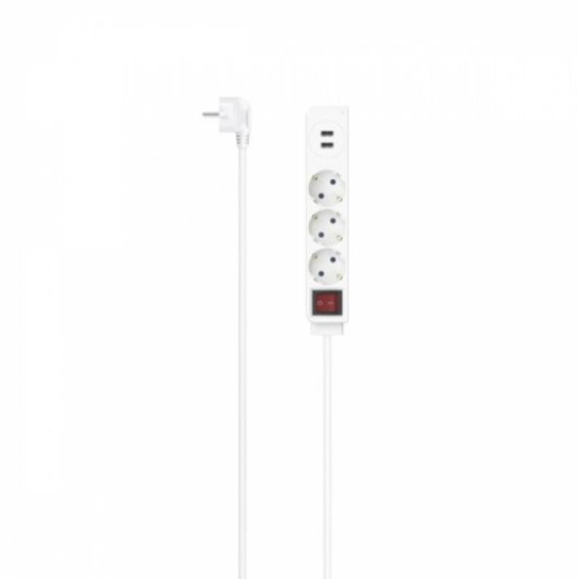 Regleta Hama 00223181 5 Tomas 3 AC 2 USB-A con Interruptor y Protección