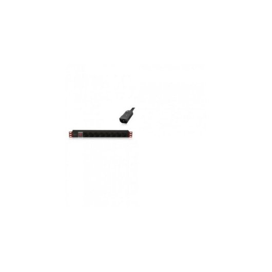 Regleta Phasak STRIP-81V 8 Tomas con Interruptor y Cable 2 m Negro Rojo