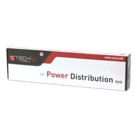 Regleta Phasak STRIP-81V 8 Tomas con Interruptor y Cable 2 m Negro Rojo