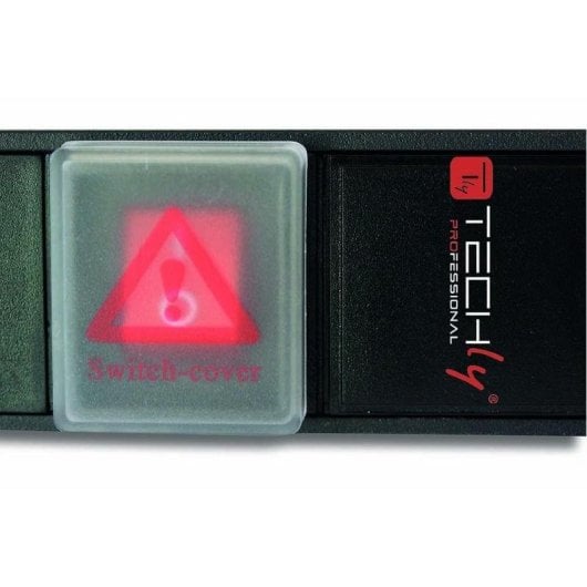 Regleta Phasak STRIP-81V 8 Tomas con Interruptor y Cable 2 m Negro Rojo