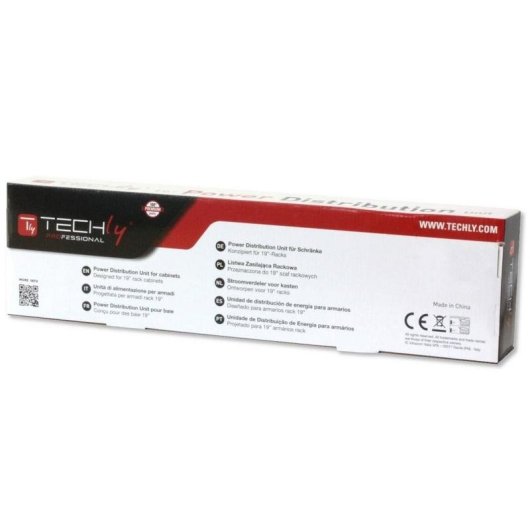 Regleta Phasak STRIP-81V 8 Tomas con Interruptor y Cable 2 m Negro Rojo