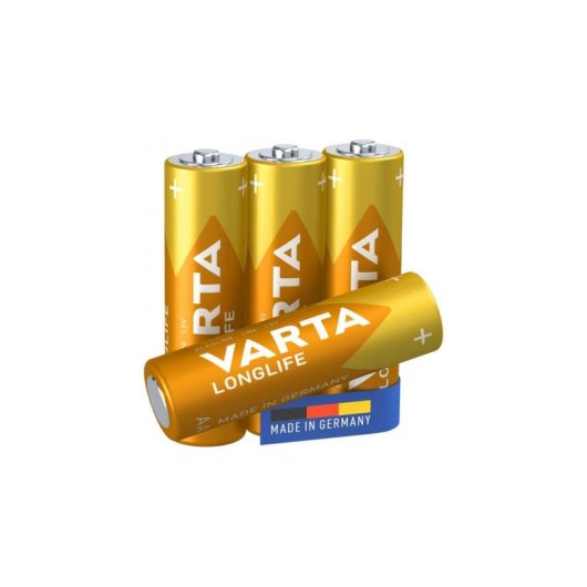 Pila Varta 04106 AA Alcalino 1,5 V 4 piezas Oro Amarillo
