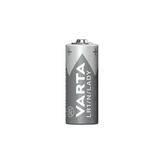Pila Varta -4001 Alcalina 1,5 V Cilíndrica LR1 880 mAh Gris Plata