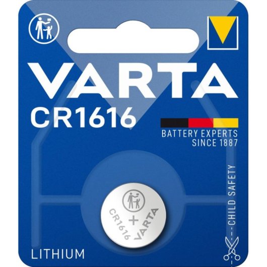 Pila de botón Varta CR1616 Litio 3V 55 mAh