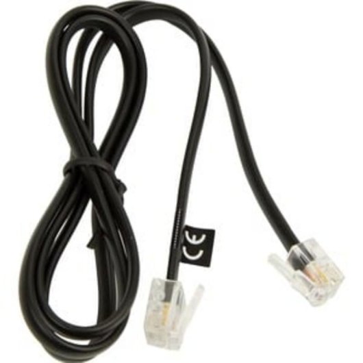 Cavo telefonico Jabra 8800-00-101 RJ-9 a RJ-6 maschio nero 50 cm