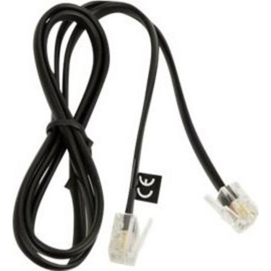 Cavo telefonico Jabra 8800-00-101 RJ-9 a RJ-6 maschio nero 50 cm