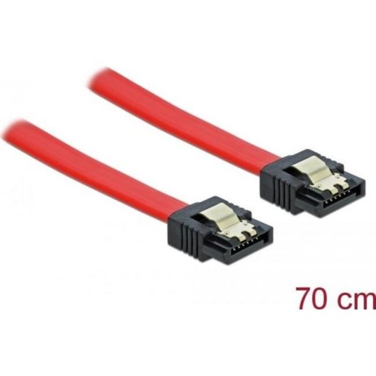 Cavo SATA Delock 82678 0,7 m Maschio/Maschio Rosso