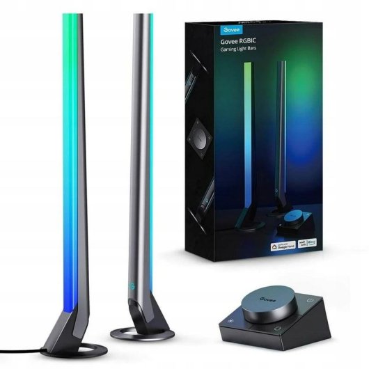 Luce murale intelligente Govee Smart Gaming Light Bars Violetta 24W Wi-Fi/Bluetooth