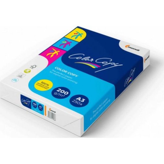 Carta A3 Mondi CC316 160 g/m² 250 fogli Stampa Laser Bianco