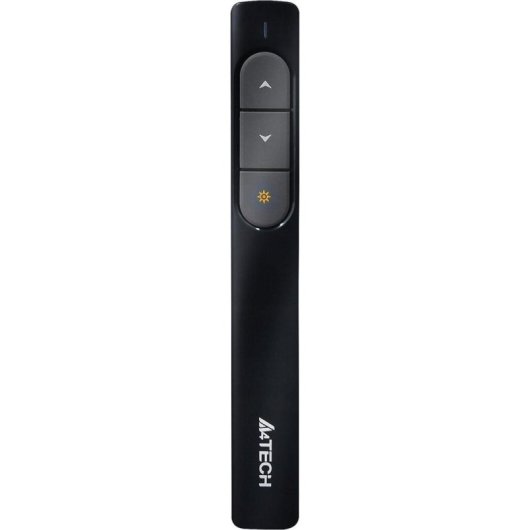 Presentador A4Tech LP15 Negro Inalámbrico 2.4 GHz Láser Rojo 100 m