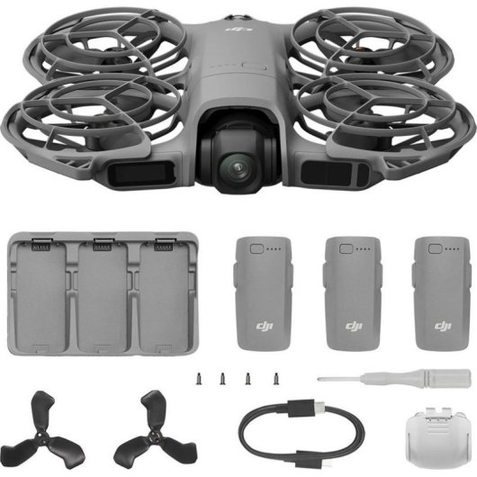 Dron DJI Neo 2 Fly More Combo 4 rotores 12 MP 2688 x 1512 Pixeles Negro Gris