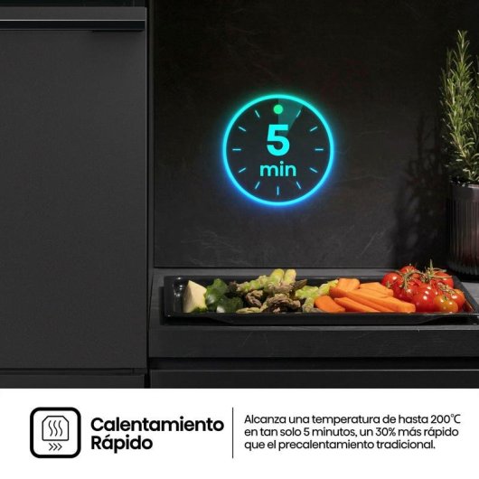Horno Multifunción Hisense BI64223EPMB 78L 60cm Pirolítico A++ AirFryer Pizza Negro