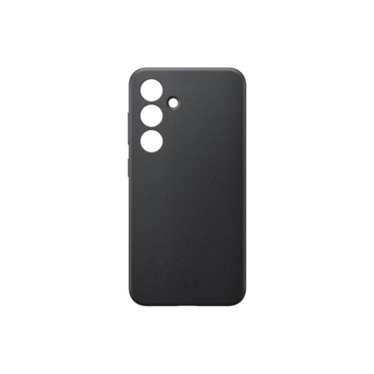 Funda para móvil Samsung Vegan Leather Case Cover PU cuero negra para Galaxy S24