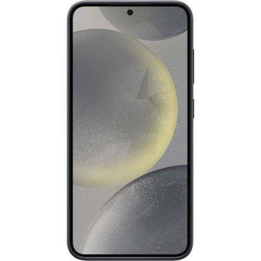 Funda para móvil Samsung Vegan Leather Case Cover PU cuero negra para Galaxy S24