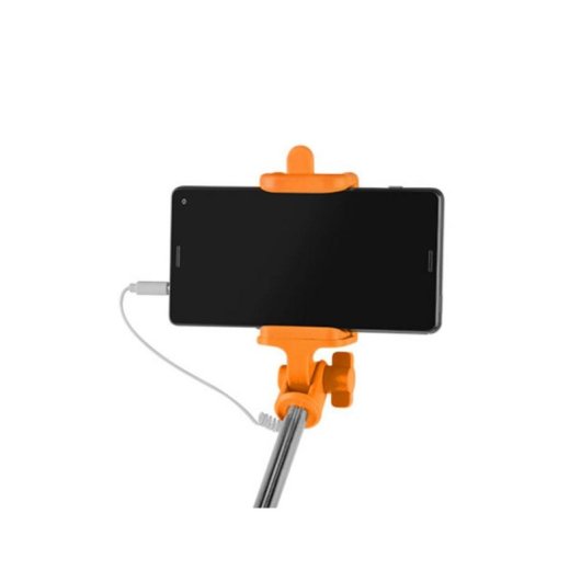 Palanca para autofotos Natec Extreme Media SF-20W Universal Naranja