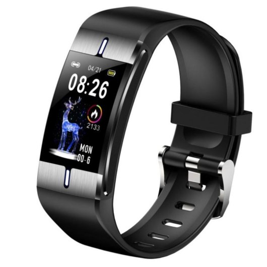 Bracciale attività Maxcom FW34 Bluetooth TFT Argento 10 giorni Monitor Cardio