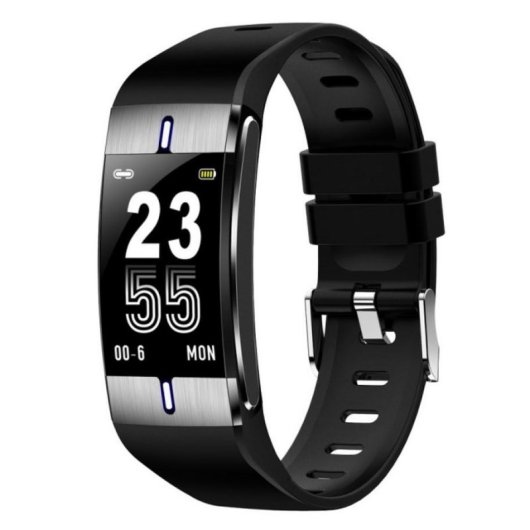 Bracciale attività Maxcom FW34 Bluetooth TFT Argento 10 giorni Monitor Cardio