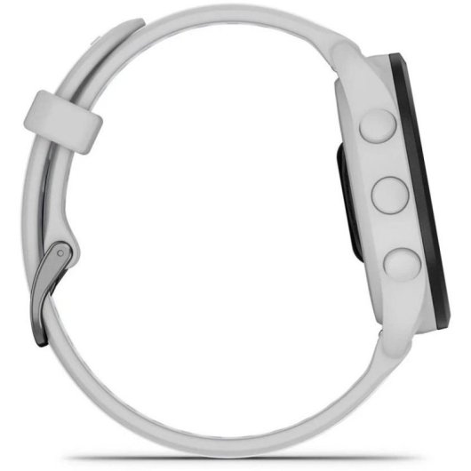 Garmin Forerunner 165 Bluetooth GPS 43mm Grau Weißes Armband Pulsuhr SpO2 5ATM