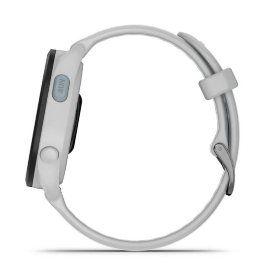 Garmin Forerunner 165 Bluetooth GPS 43mm Grau Weißes Armband Pulsuhr SpO2 5ATM