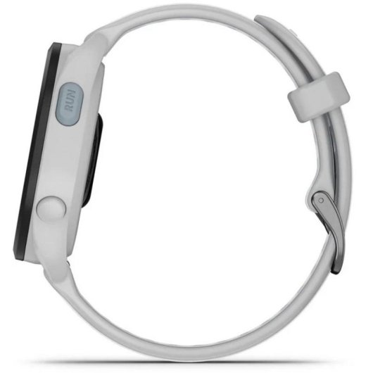 Garmin Forerunner 165 Bluetooth GPS 43mm Grau Weißes Armband Pulsuhr SpO2 5ATM