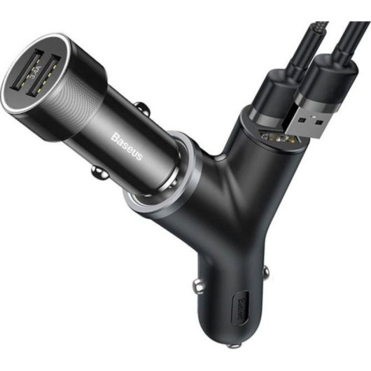Auto-Ladegerät Baseus CCALL-YX01 2 USB-A Ports 3.4A Schwarz