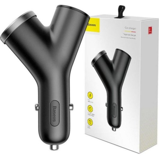 Auto-Ladegerät Baseus CCALL-YX01 2 USB-A Ports 3.4A Schwarz