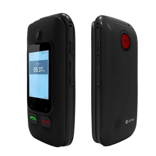 Estar Digni Flip 2G 2.4" Pantalla Dual SOS Negro Rojo