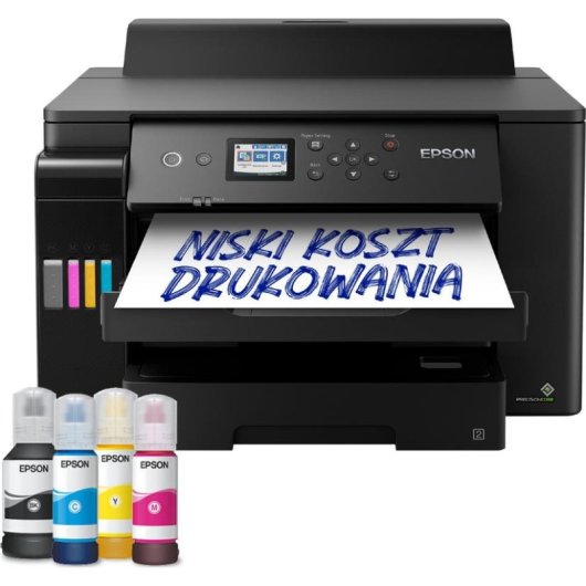 Impressora Jato de Tinta Wi-Fi Epson EcoTank L1116 com impressão duplex